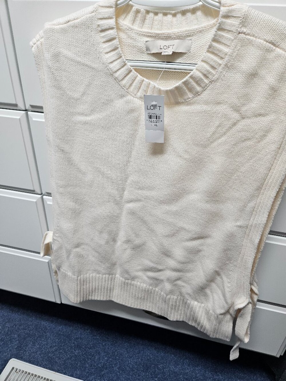 Loft Sweater Vest with Ties